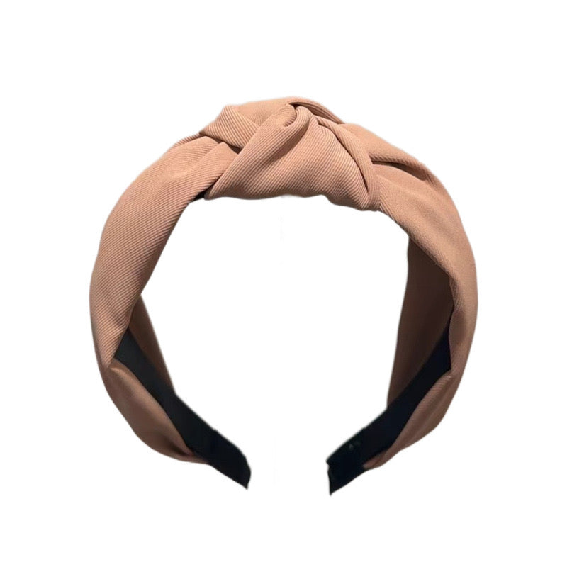 Haarreif im Knotendesign - Beige