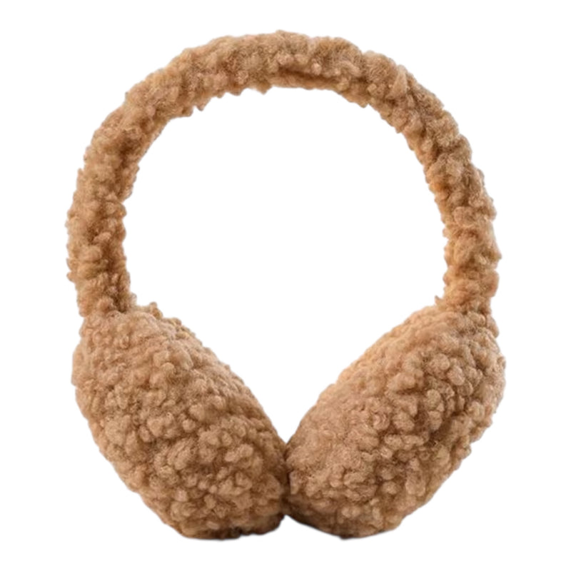 Teddy Fleece Ohrenwärmer - Braun