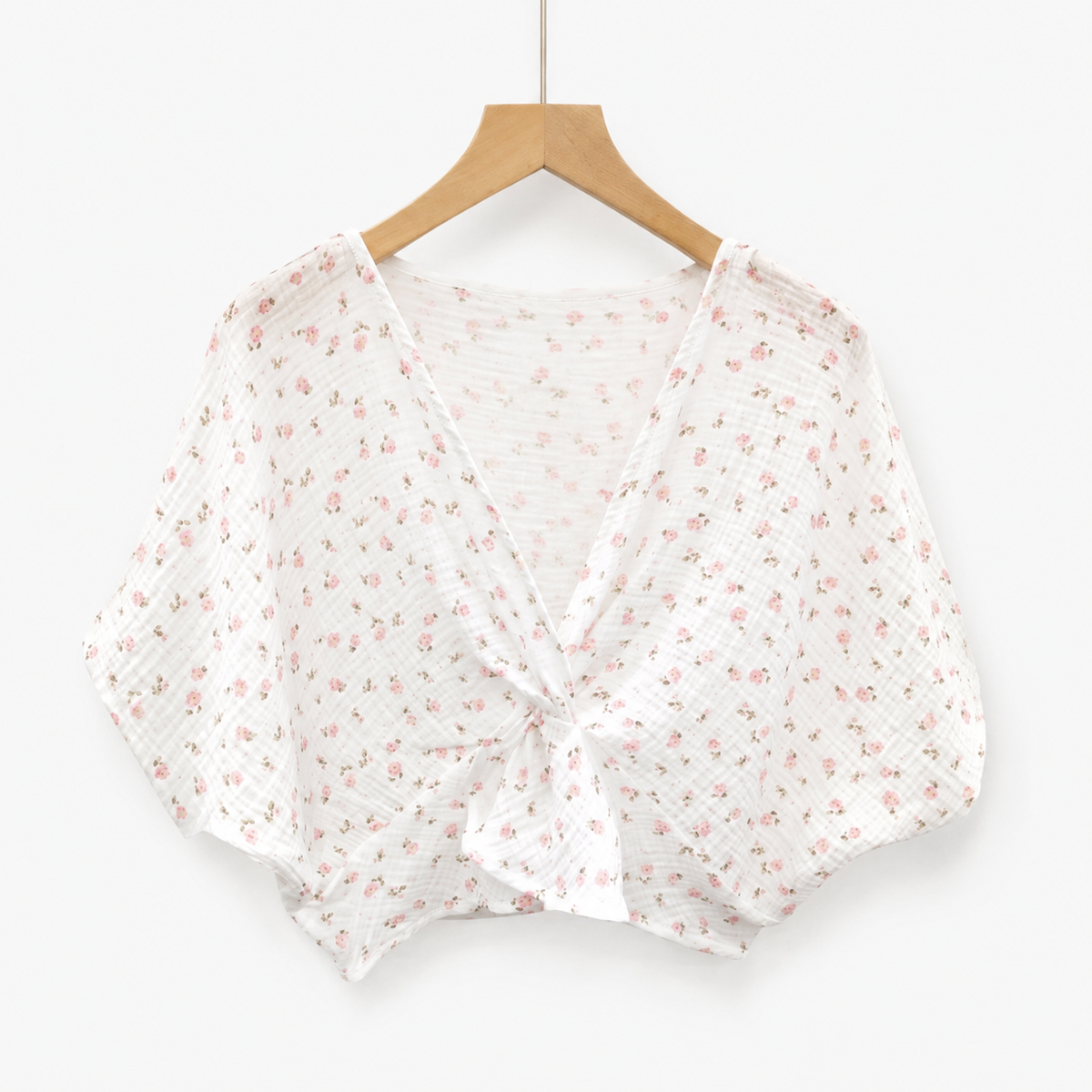 Musslin Bluse mit Blumenmuster – Leichte Sommerbluse