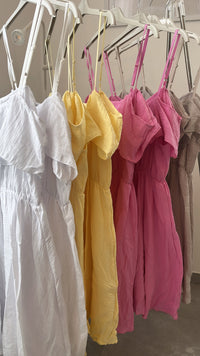 Off-Shoulder Kleid mit Rüschen