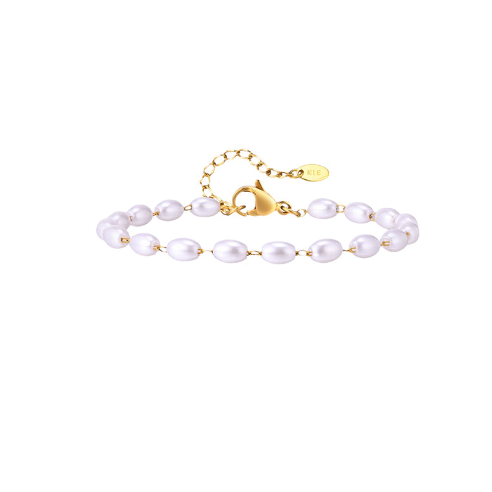 Zeitloses Perlenarmband