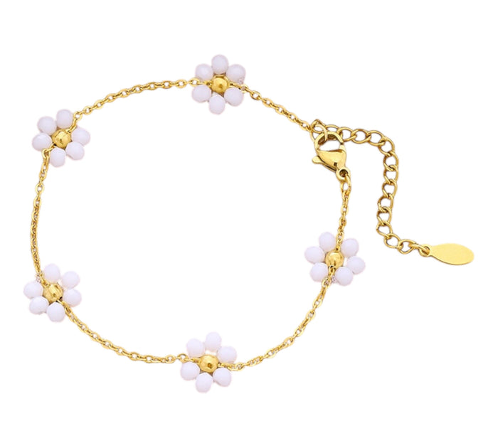 Armband Blossom | weiß