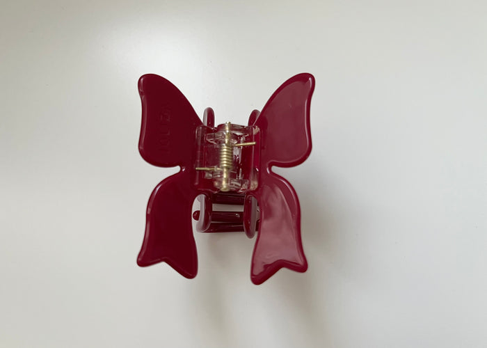 Schmetterling Bow Haarklammer | Rot