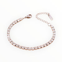 Tennis Armband | 18 Karat vergoldet