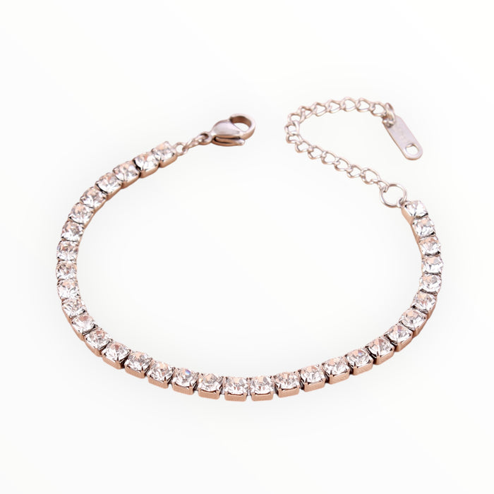 Tennis Armband | 18 Karat vergoldet