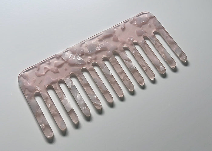Haarkamm aus Acetat | Pearl Rose