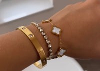 Tennis Armband | 18 Karat vergoldet