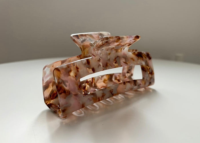 Haarklammer | Blush Marble