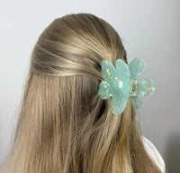 Blumen Haarklammer aus Acetat | Minty