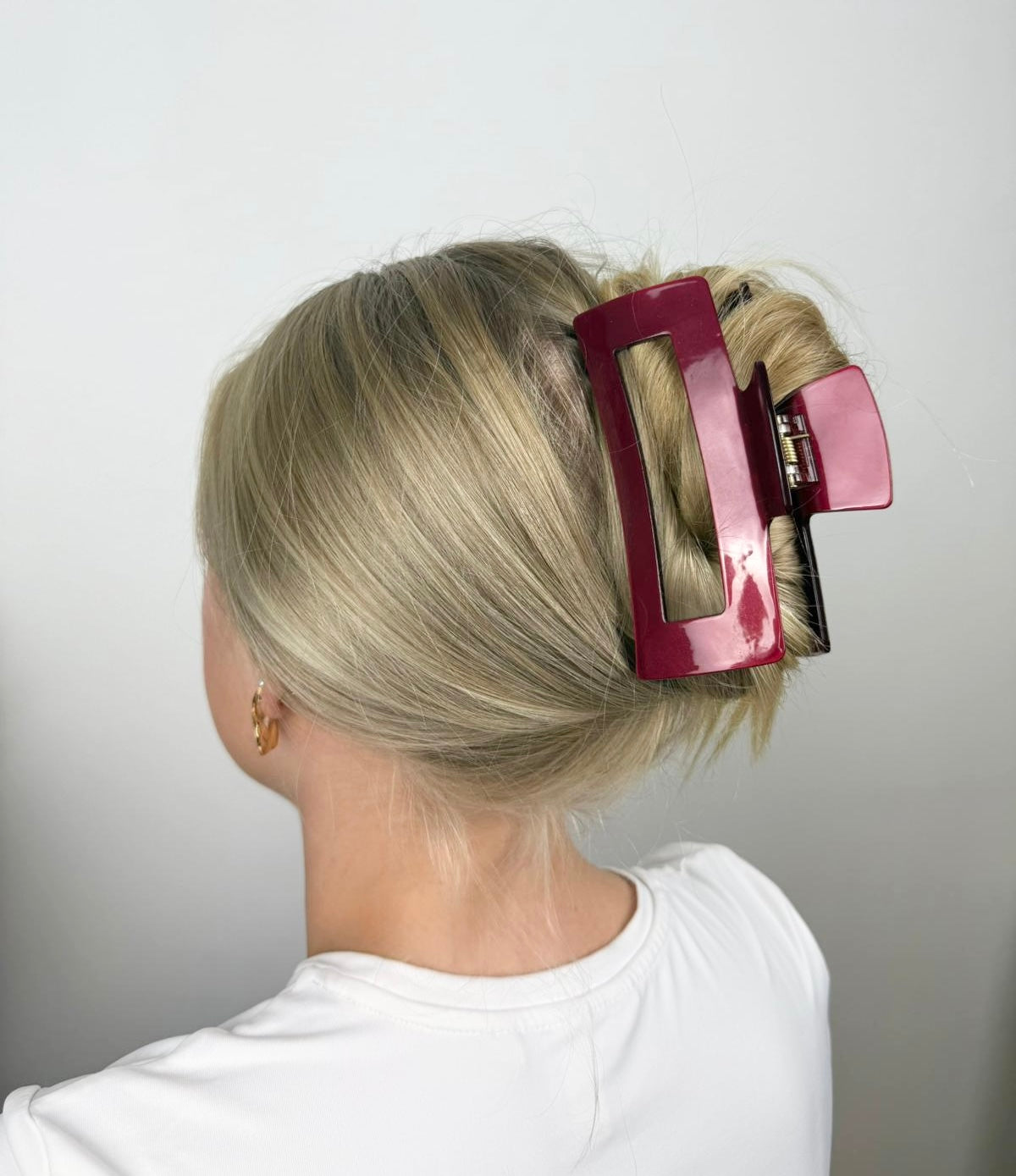 Haarklammer weinrot | S - XL