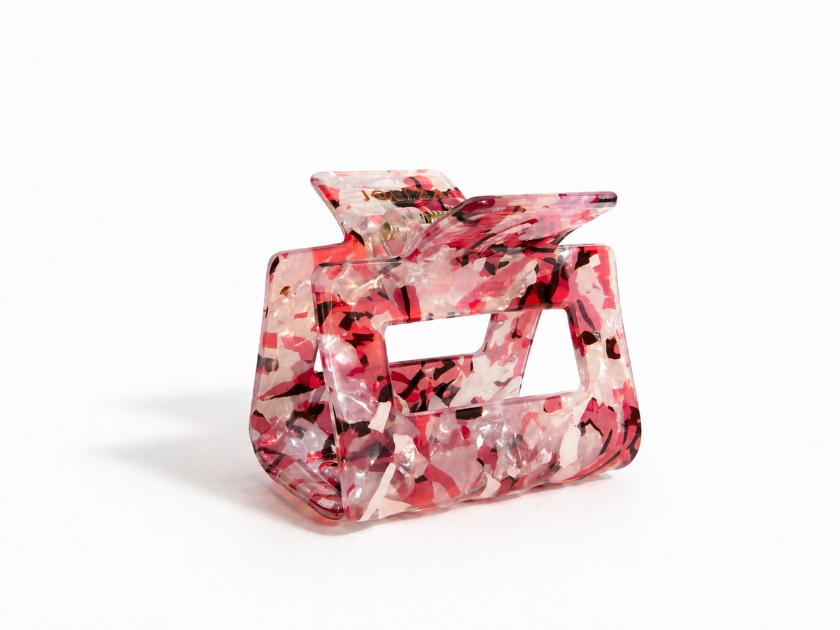 Square Haarklammer | Cherry Swirl
