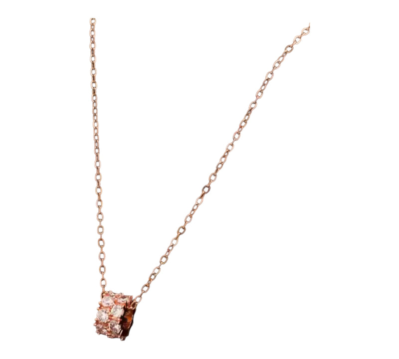 Halskette in Roségold aus Titan