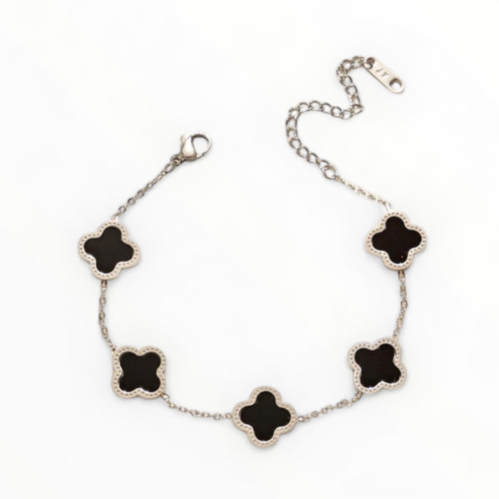 Armband | Black Glücksklee