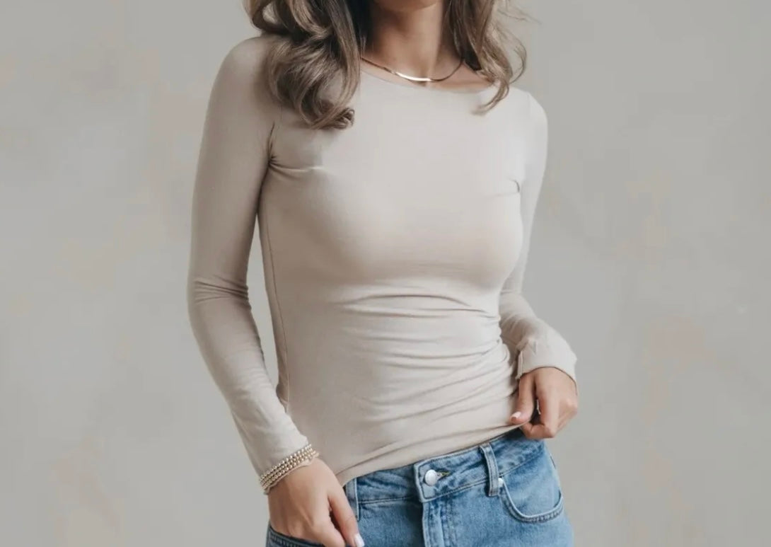 Vorbestellung | Second Skin Longsleeve - Sand