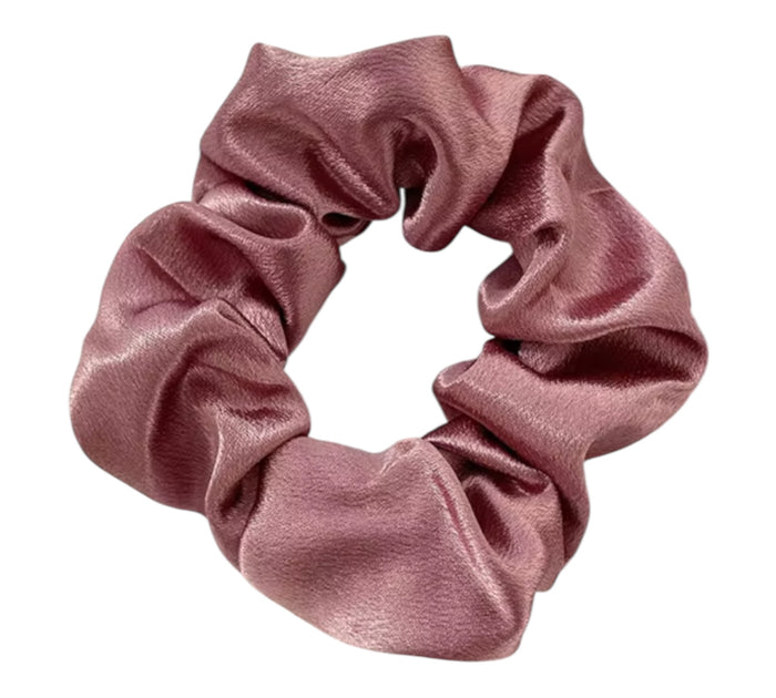 Scrunchie aus Satin - Pink