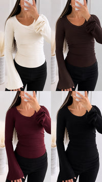 Basic Stretch  – Langarmshirt mit  Rundhalsausschnitt | Verschiedene Farben
