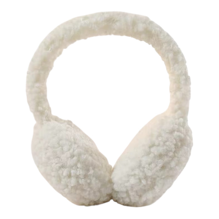 Teddy Fleece Ohrenwärmer - Weiß