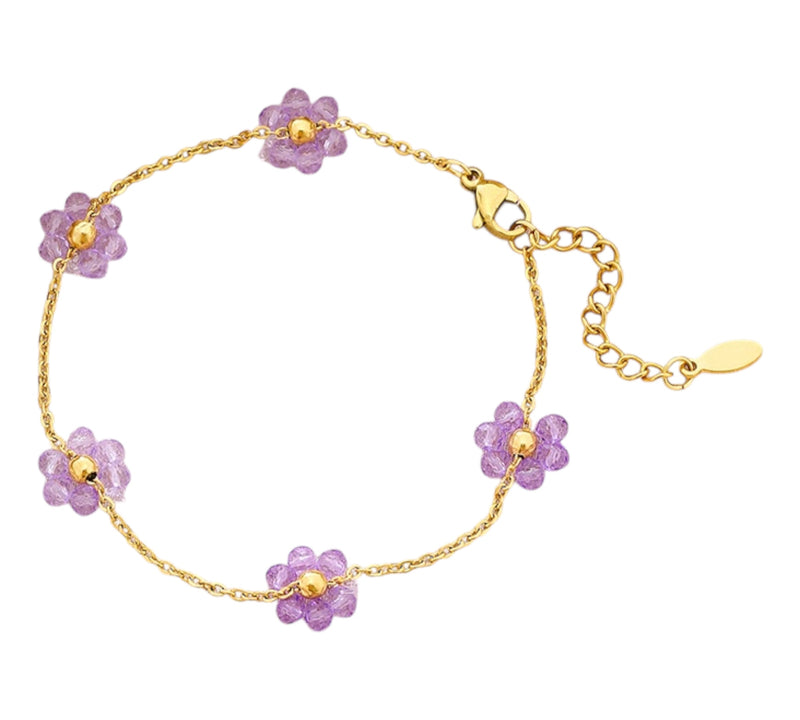 Armband Blossom | Flieder