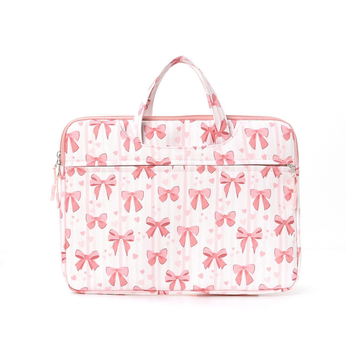 Laptop - Tasche | Rosa Schleifen