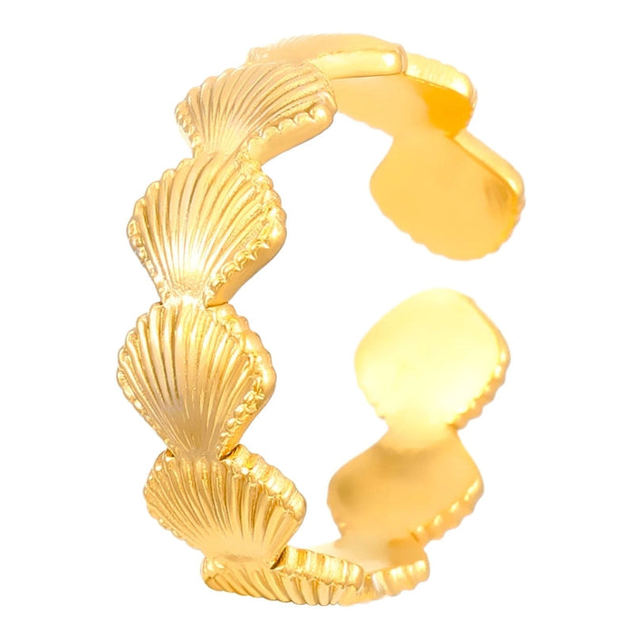 Verstellbarer Ring | Muschelreihe