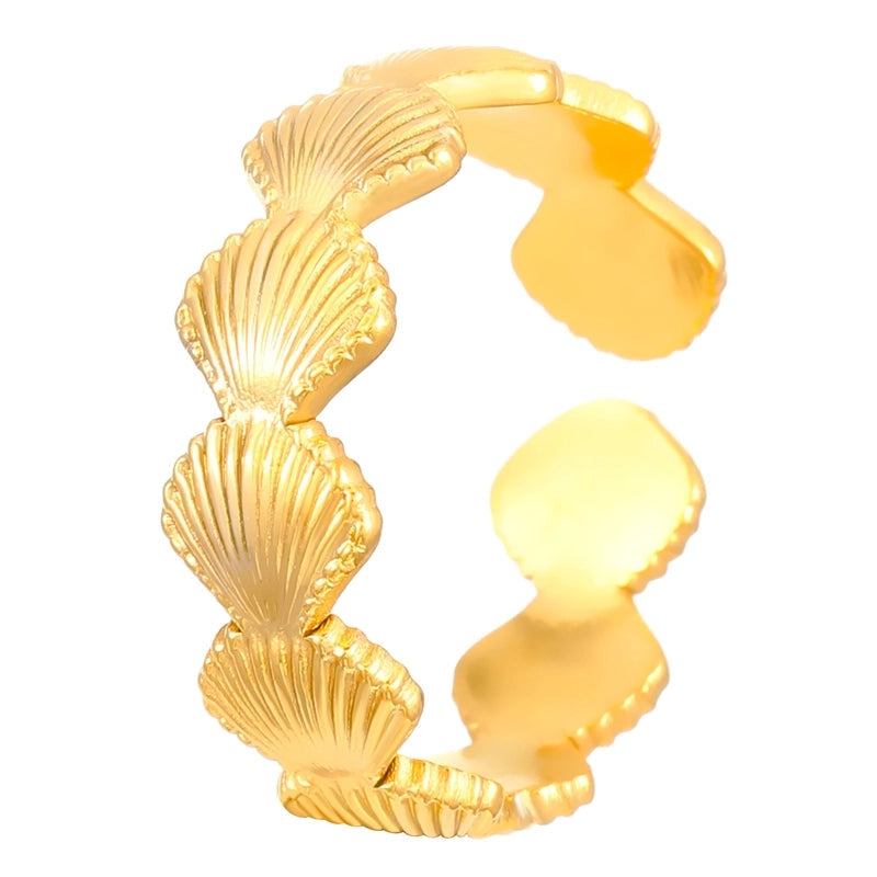Verstellbarer Ring | Muschelreihe