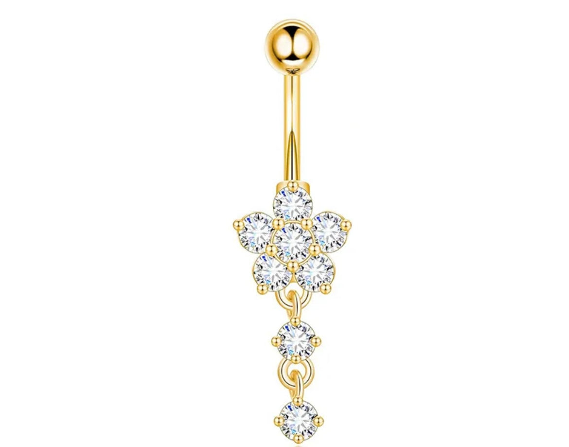 Bauchnabelpiercing Schmetterling | Gold