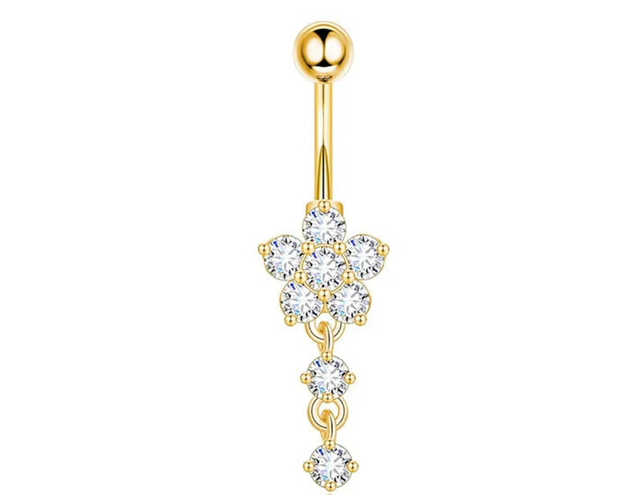 Bauchnabelpiercing Schmetterling | Gold