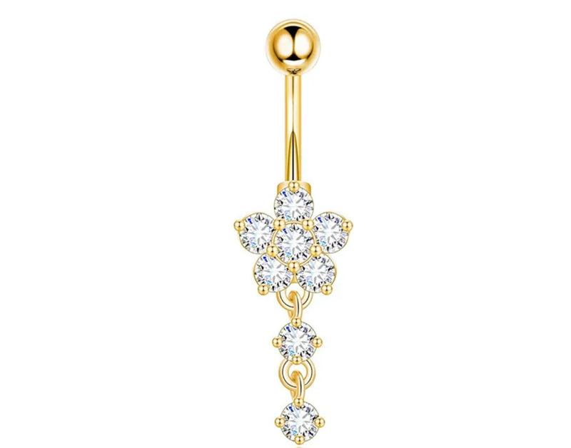 Bauchnabelpiercing Schmetterling | Gold