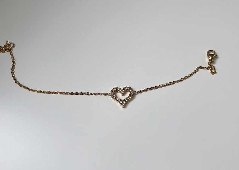 Schmuckset mit Herz | gold