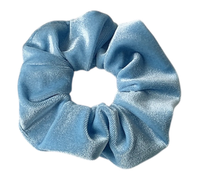 Scrunchie aus Samt - Blau