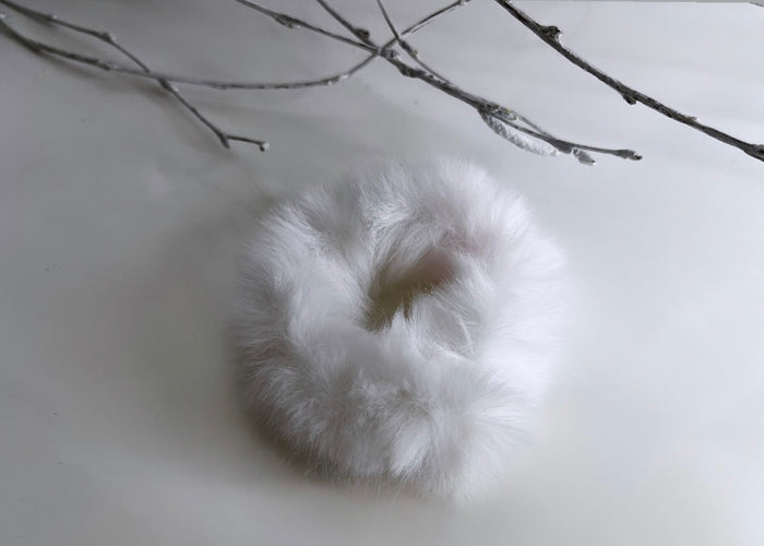 Flauschige Scrunchies