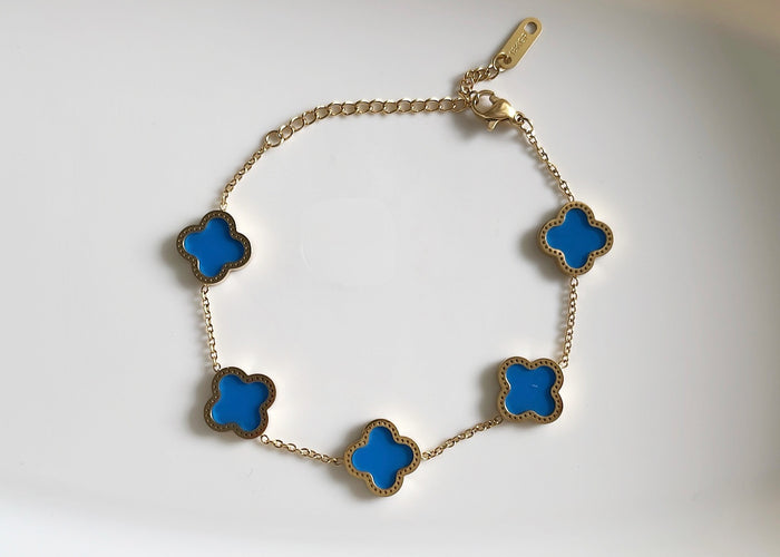 Armband | Azure Glücksklee