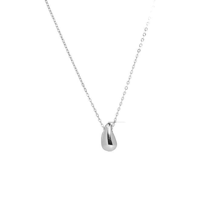 Halskette mit Tropfenanhänger | Silber