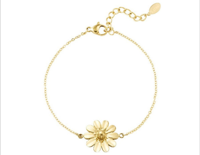 Goldenes Gänseblümchen Armband