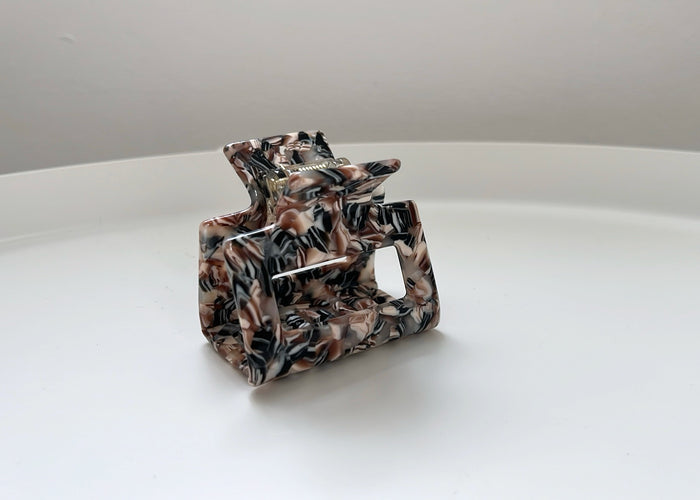 Square Haarklammer Marble