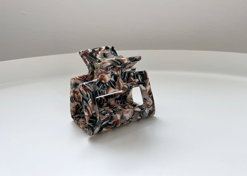 Square Haarklammer Marble