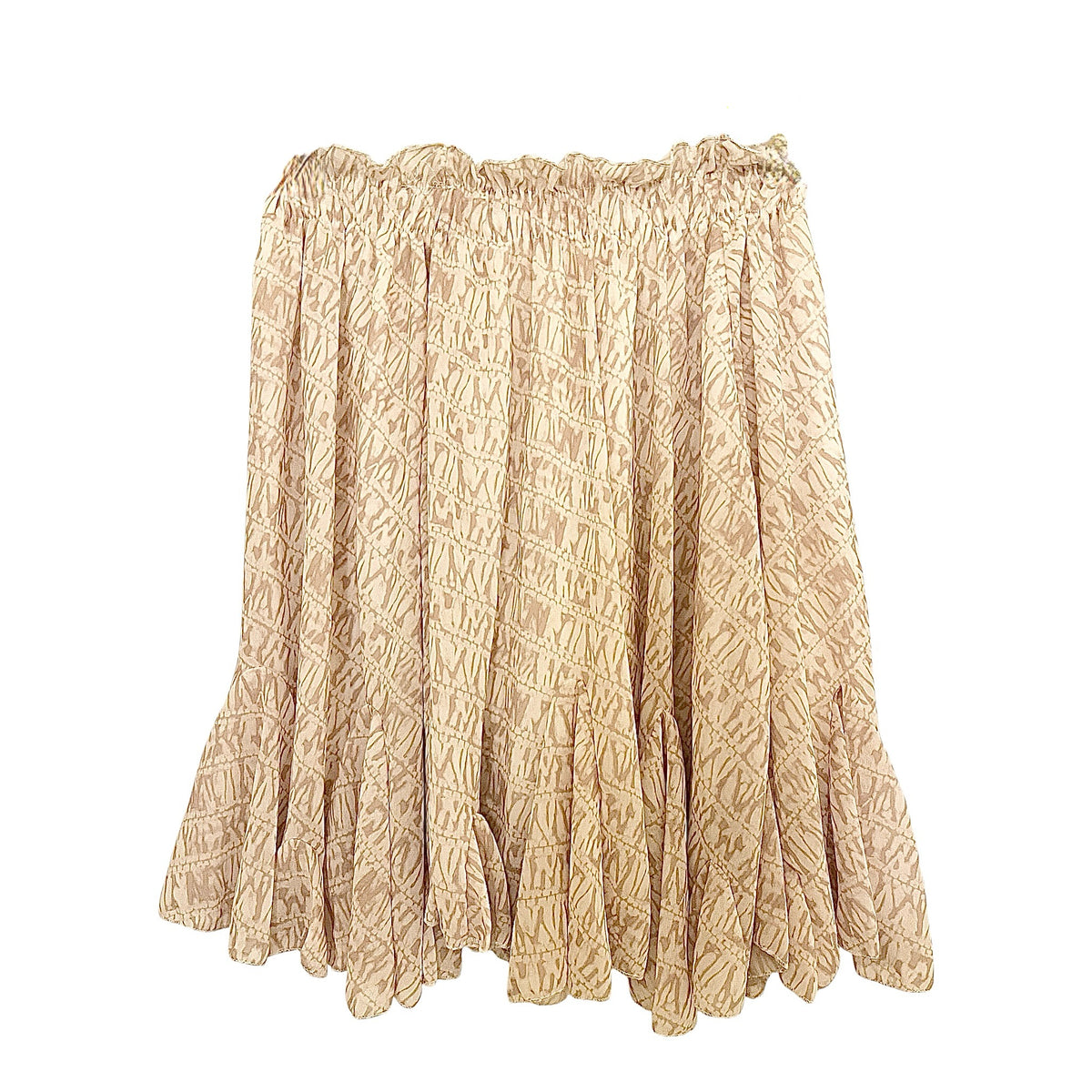 Volantrock - Rosa/Weiß