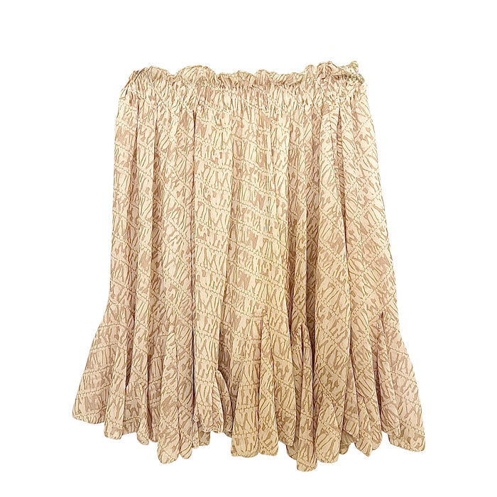 Volantrock - Rosa/Weiß