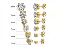 Titan Ohrstecker 5 mm | Gold