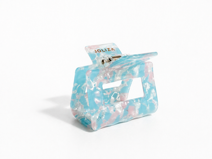 Square Haarklammer | Pink wave