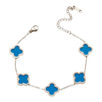 Armband | Azure Glücksklee