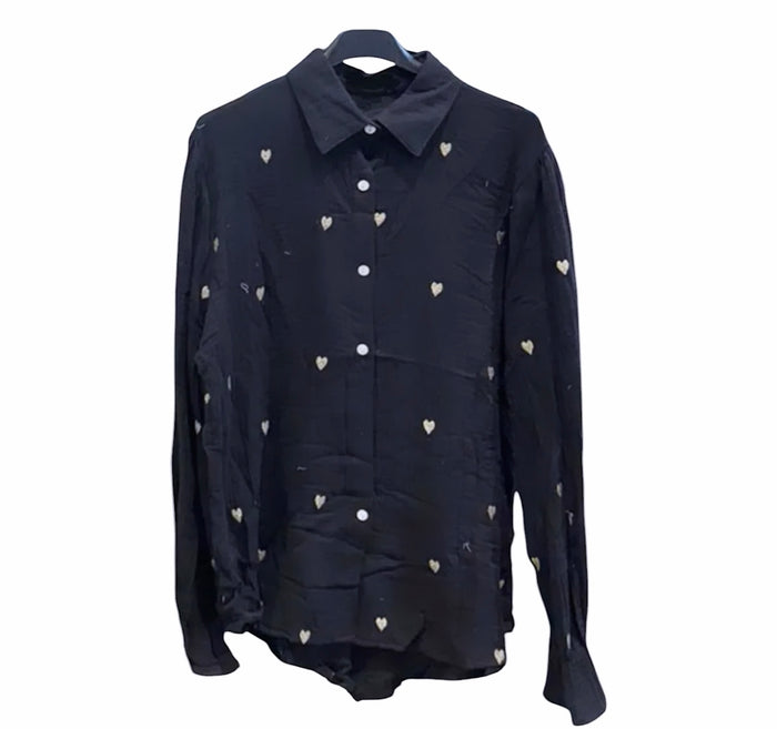 Musselin Bluse | Midnight love