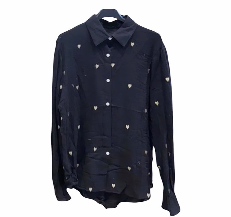 Musselin Bluse | Midnight love