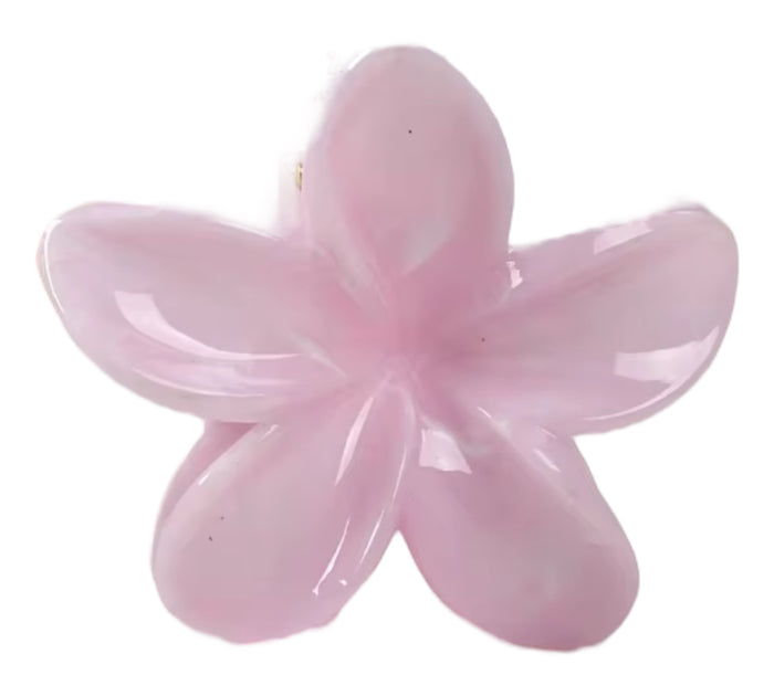 Blumenhaarklammer Marble | Rosa