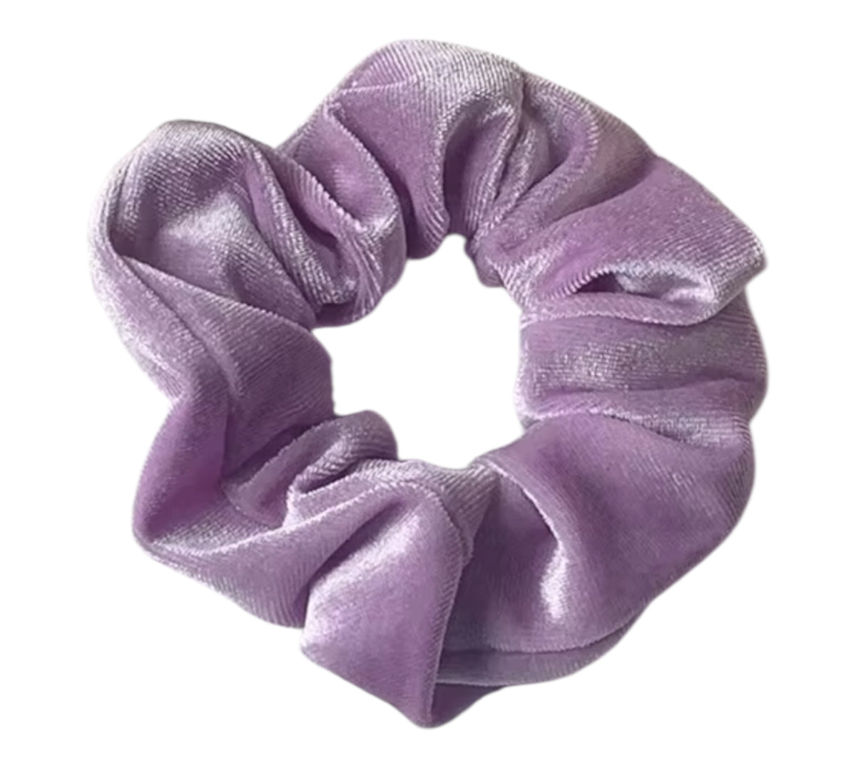 Scrunchie aus Samt - Flieder