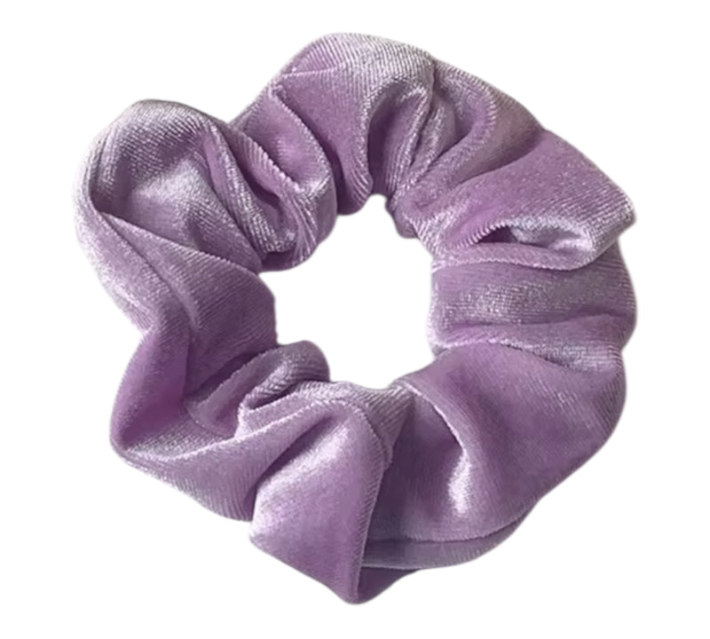 Scrunchie aus Samt - Flieder