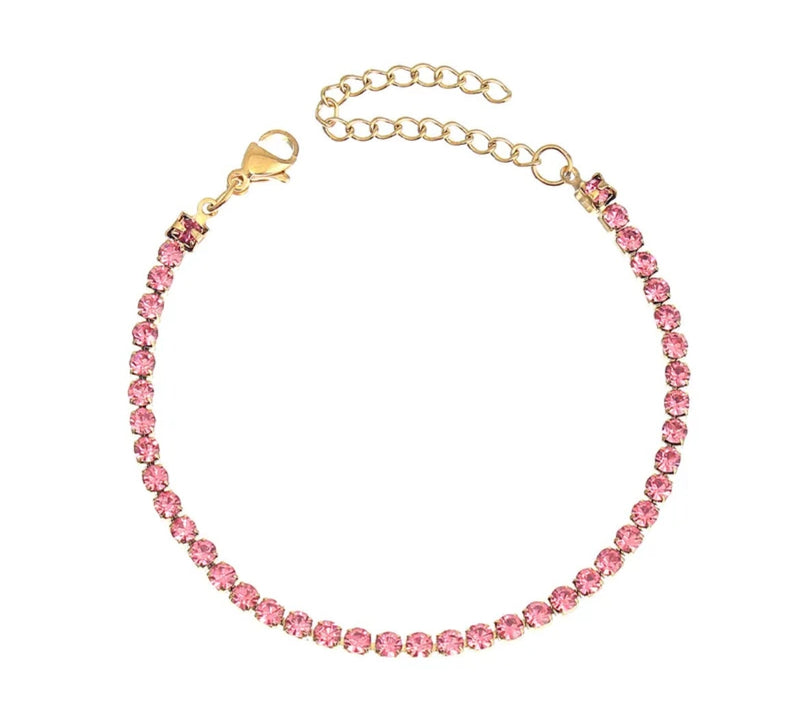 Tennis Armband | 18 Karat vergoldet