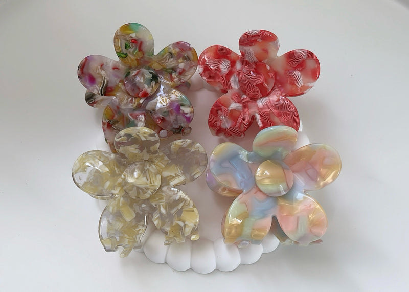 Blumen Haarklammer | aus Acetat