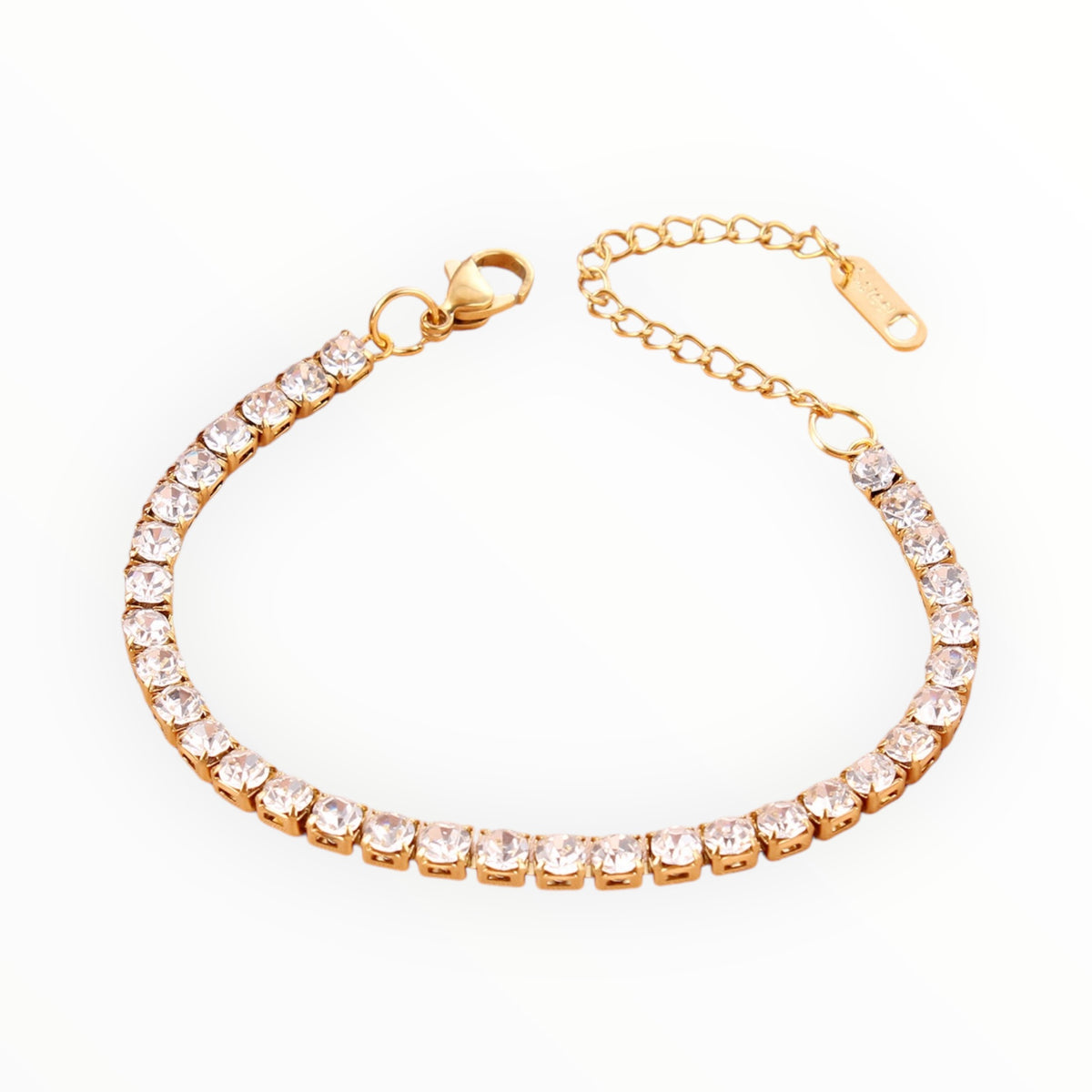 Tennis Armband | 18 Karat vergoldet