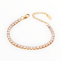 Tennis Armband | 18 Karat vergoldet